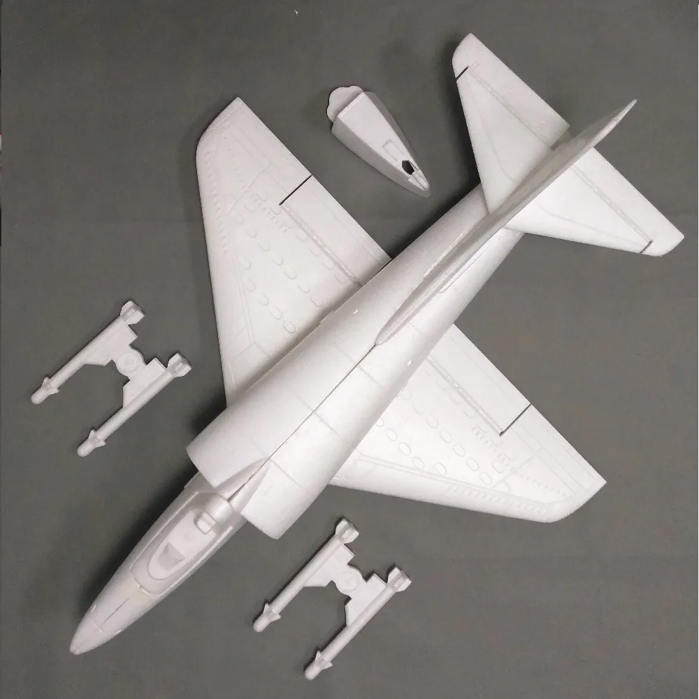 50mm Mini RC Jet A4 White Unassembled Kitin RC Airplanes from Toys