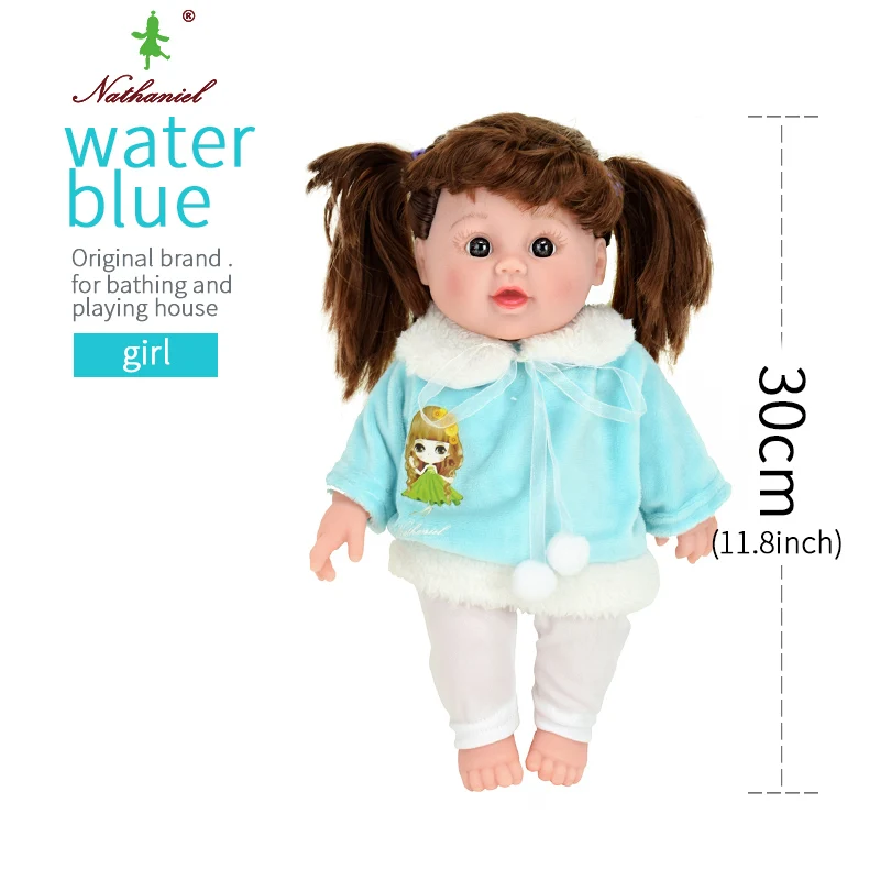 Африканские черные 12 дюймовые куклы для девочек reborn baby boneca corpo inteiro de silicone reborn baby doll реалистичные дети - Цвет: 20