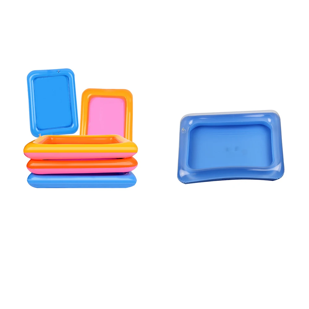 

1pc inflatable sand table Educational toy Beach Sandbox Magic Playing Sand Special Sand box Sand Beach Mold Inflatable toy