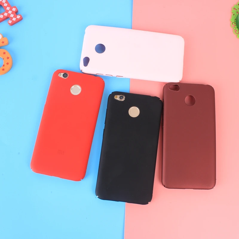 XELLWO Hard PC Matte Case for xiaomi redmi 4x carcasa silicone Candy Color plain case capa |
