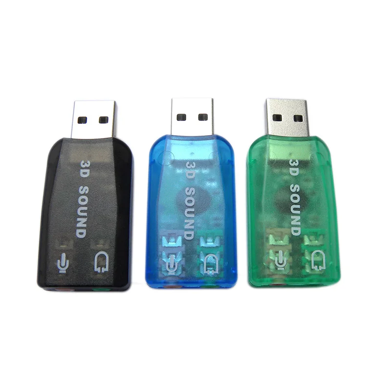 5.1 3D USB sound card Audio interface External adapter for Laptop computer | Компьютеры и офис