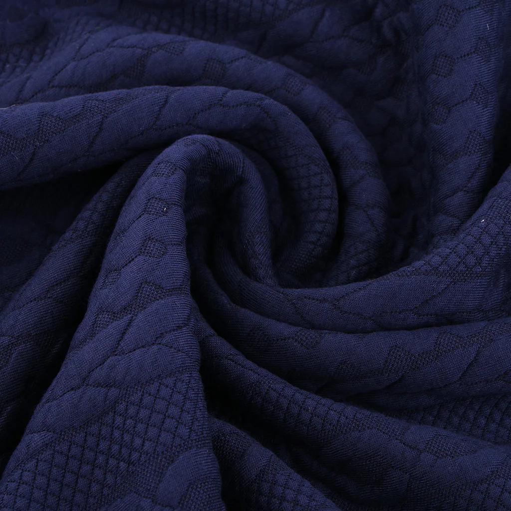 1 Meter 73 Inch Wide Woven Cable Knit Fabric Handmade Home Textile Cloth Fabric for Clothing Accessories Blanket Making