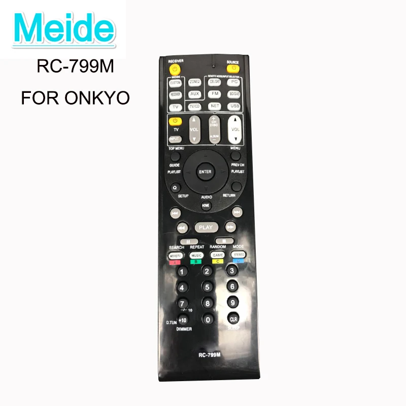

(2PCS/Lot) Remote Control RC-799M Fit For Onkyo TX-SR507S TX-SR507 RC-737M/ RC-834M/RC-735M RC-765M RC-735M AV RECEIVER