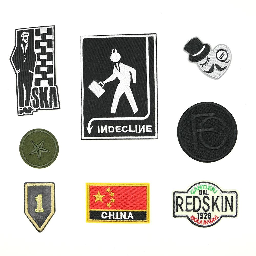 2018 New 1 pcs iron patches for clothing parches para la ropa A cheap patch D-040
