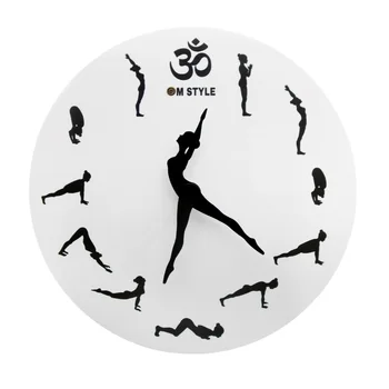 

Creative Ballerina Dancer Clock Yoga Healthy Sports Silhouette Wall CLock Unique Iconic Clock Modern Indoor Home Decor