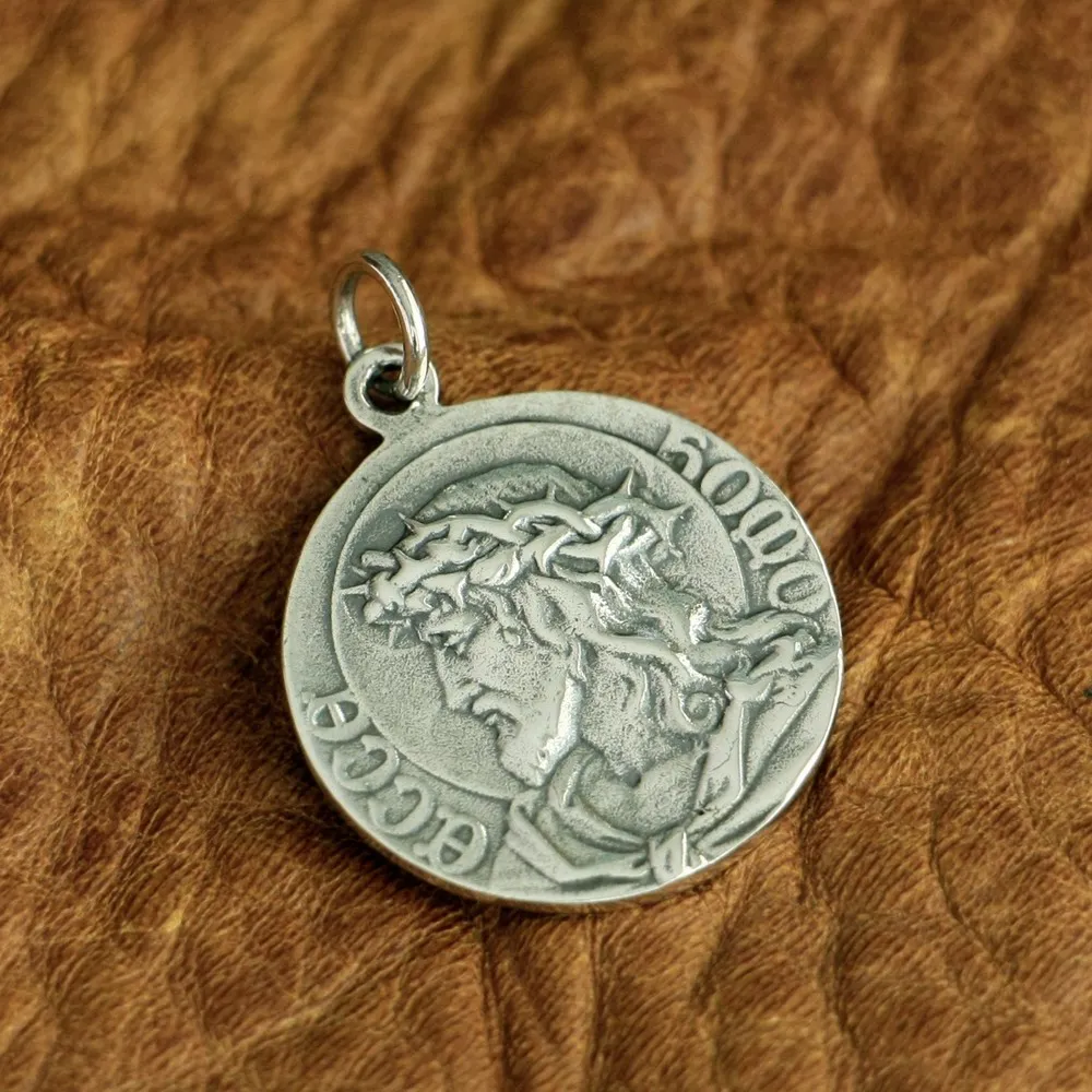 LINSION подвески из серебра Дева Мария Мадонна Иисус Христос TA97 JP|virgin mary|925 sterling silver