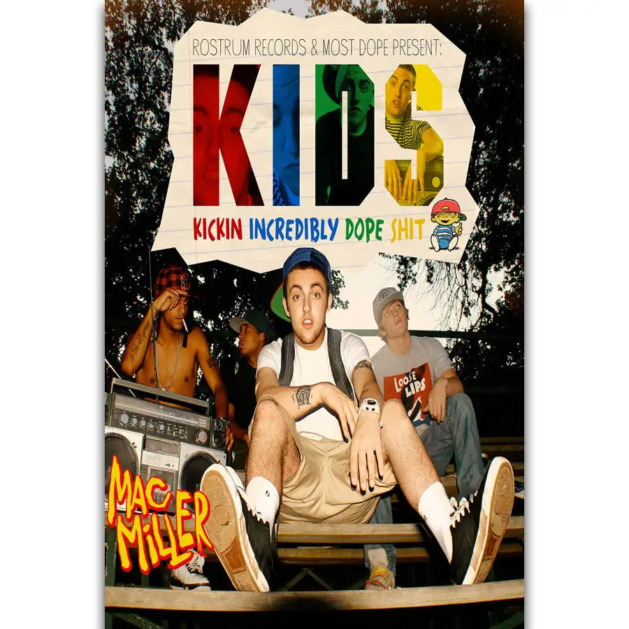 S2778 Album Cover K.I.D.S. Mac Miller Hip Hop Music Rapper Star