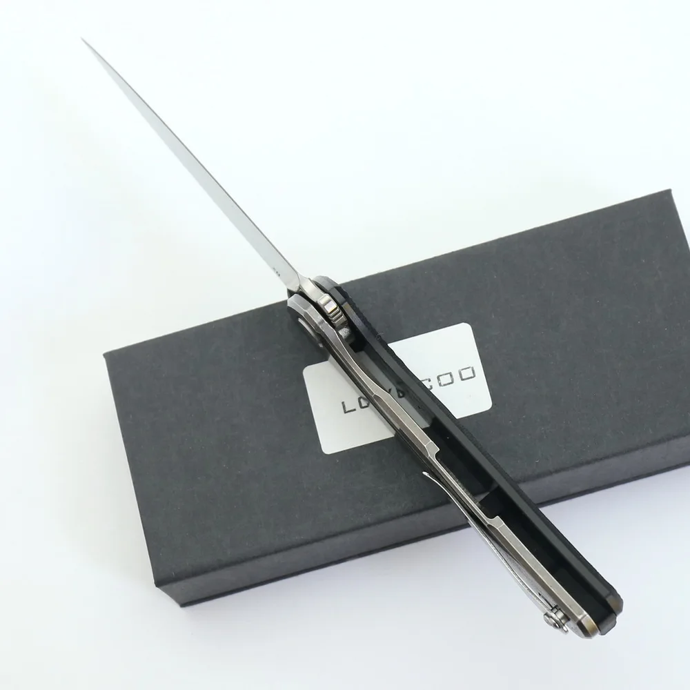 LOVOCOO Hati 95 Флиппер складной нож D2 лезвие G10+ стальная ручка Кемпинг Охота EDC инструменты Открытый нож выживания карманные ножи