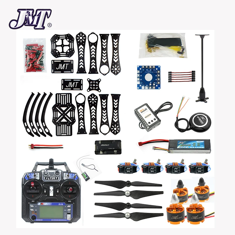 US $141.65 Full Set Diy Rc Drone Quadrocopter X4m360l Frame Kit With Gps Apm 28 Flight Control FsI6 6ch Transmitter Receiver Quadcopoter