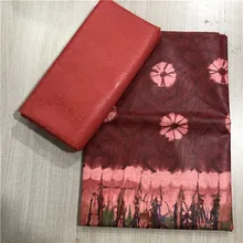 Высокое качество Базен riche парчовая кружевная ткань новая мода Базен riche кружевная ткань Африканский галстук крашеная ткань 5+ 5 ярдов/партия