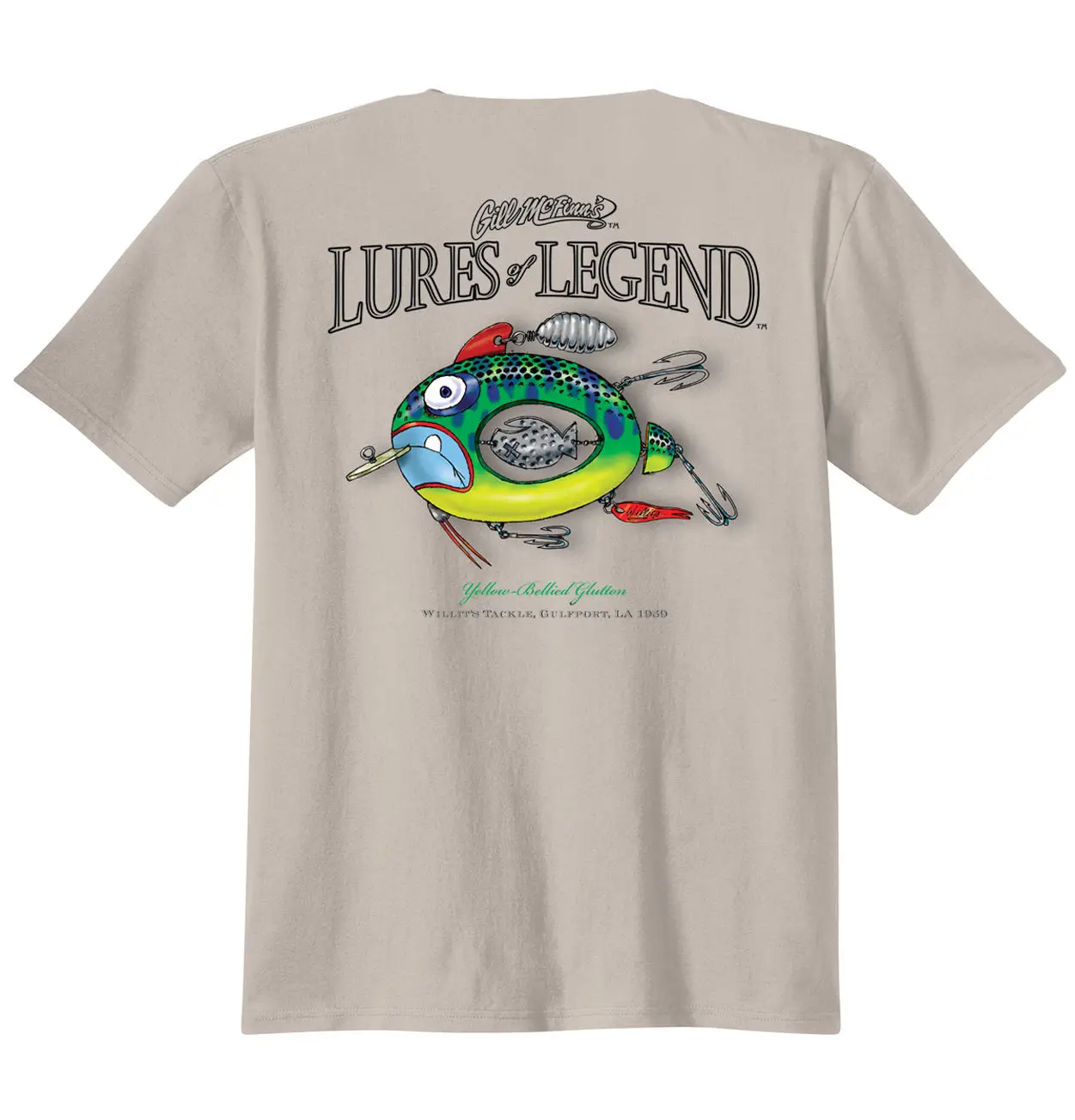 

Fishing Gill McFinn's Humor Printed T-Shirts Cartoon t shirt men Unisex New Fashion tshirt free shipping funny tops