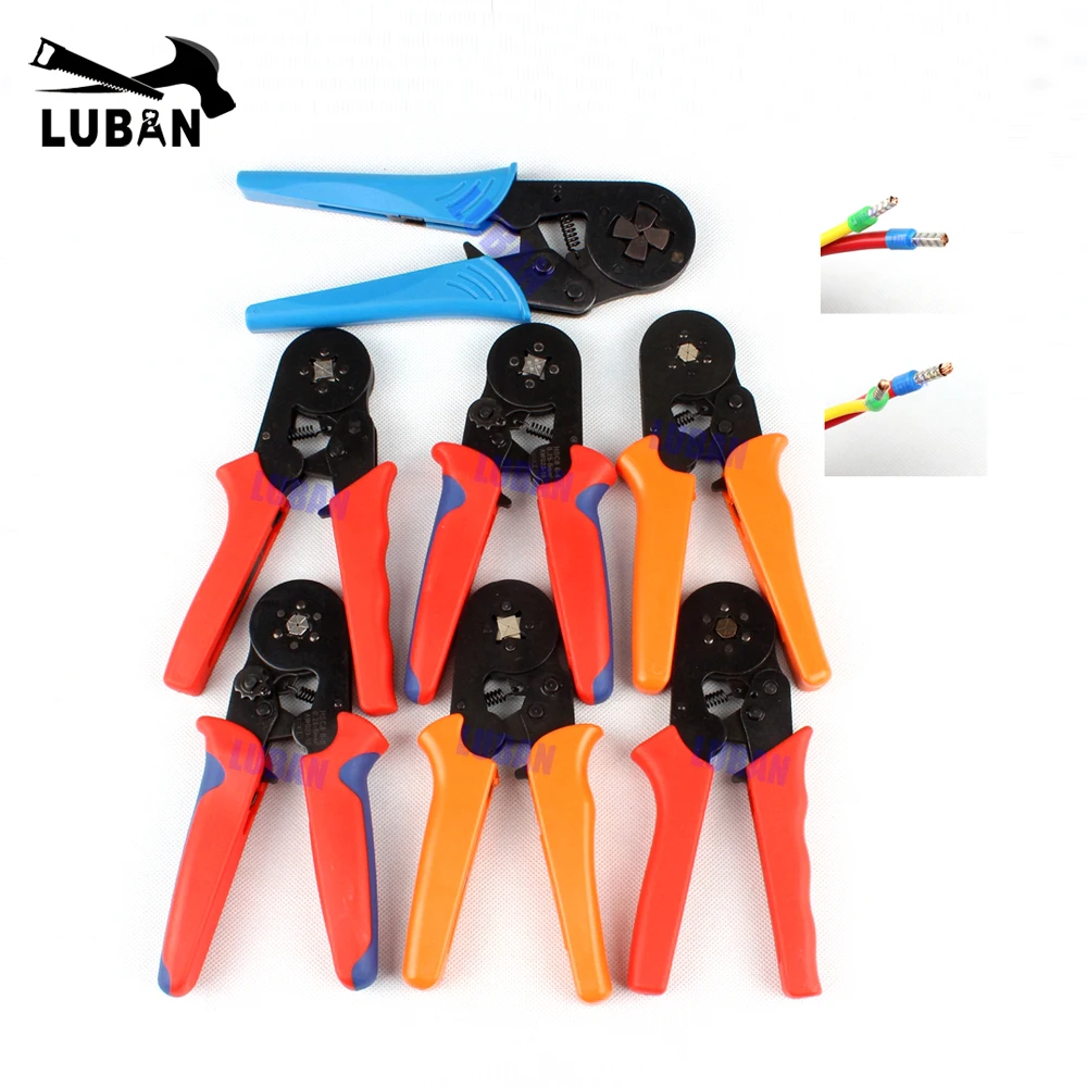 

HSC8 6-6 HSC8 6-4 MINI-TYPE SELF-ADJUSTABLE CRIMPING PLIER 0.25-6mm 6-16mm multi tools hands pliers TOP BRAND LUBAN