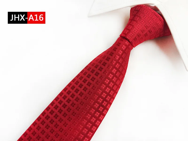 8 см галстук для мужчин Классический Полосатый клетчатый галстук Цветочный Пейсли галстук с геометрическим узором деловые Свадебные вечерние жаккардовые галстуки