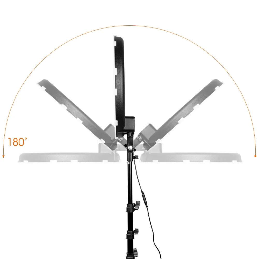  TRAVOR RL-12A 384 LED 45W LED Ring Light Dimmable Ringlight 3200K-5500K Photography makeup Ring Lig - 32913820557