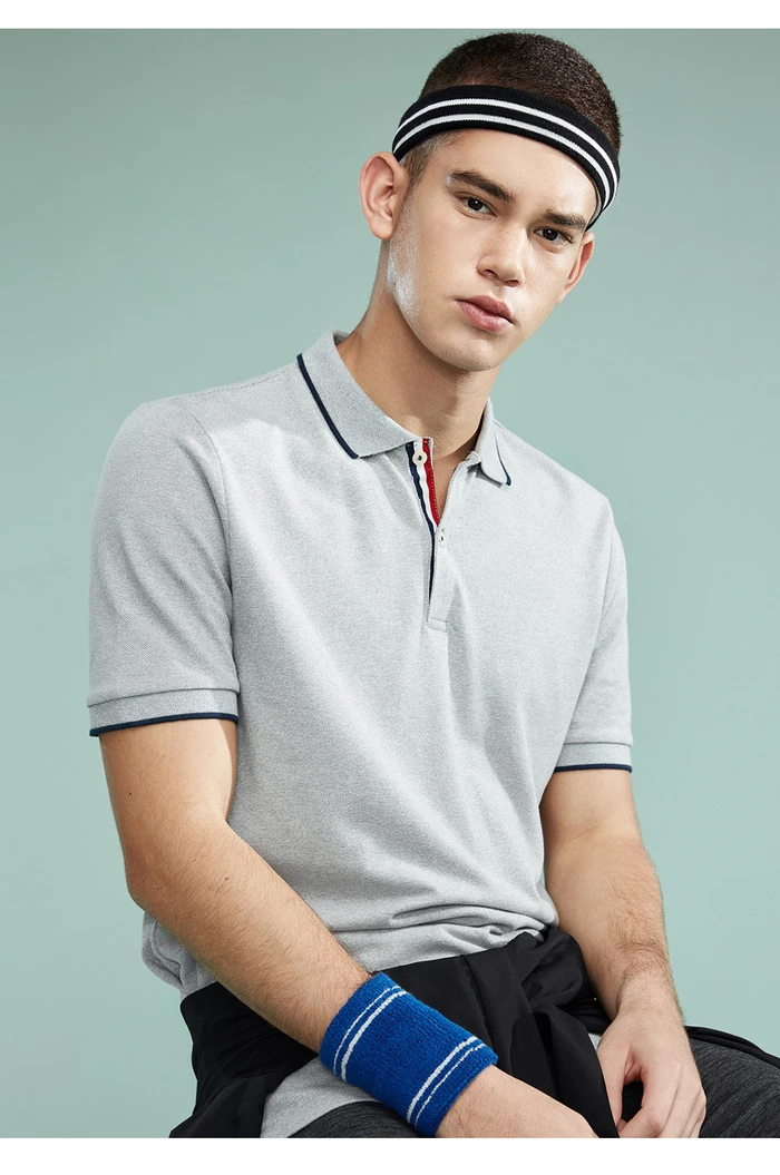 Giordano Футболка Polo slim fit с боковыми разрезами на талии, выполнена в нескольких цветовых вариантах и имеет несколько размеров на выбор