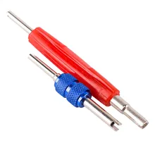 100 шт./кор. вентиляции и кондиционирования R134A/R12 A/C воздуха Schrader(Шрадер) золотник и инструмент для удаления комплект 1/" 5/16" JA55