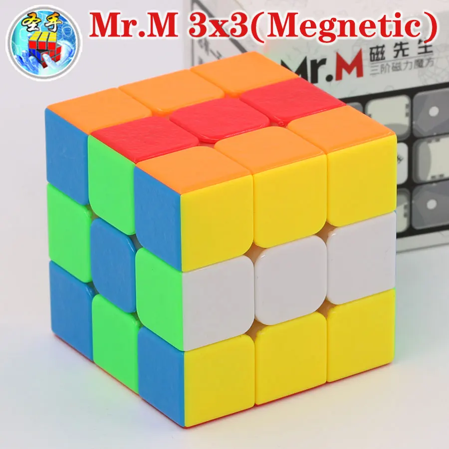 Головоломка, магический куб ShengShou SengSo Mr. M 2x2x2 222 3x3x3 333 4x4x4 444 5x5x5 555, магнитный куб, развивающие игрушки, игра