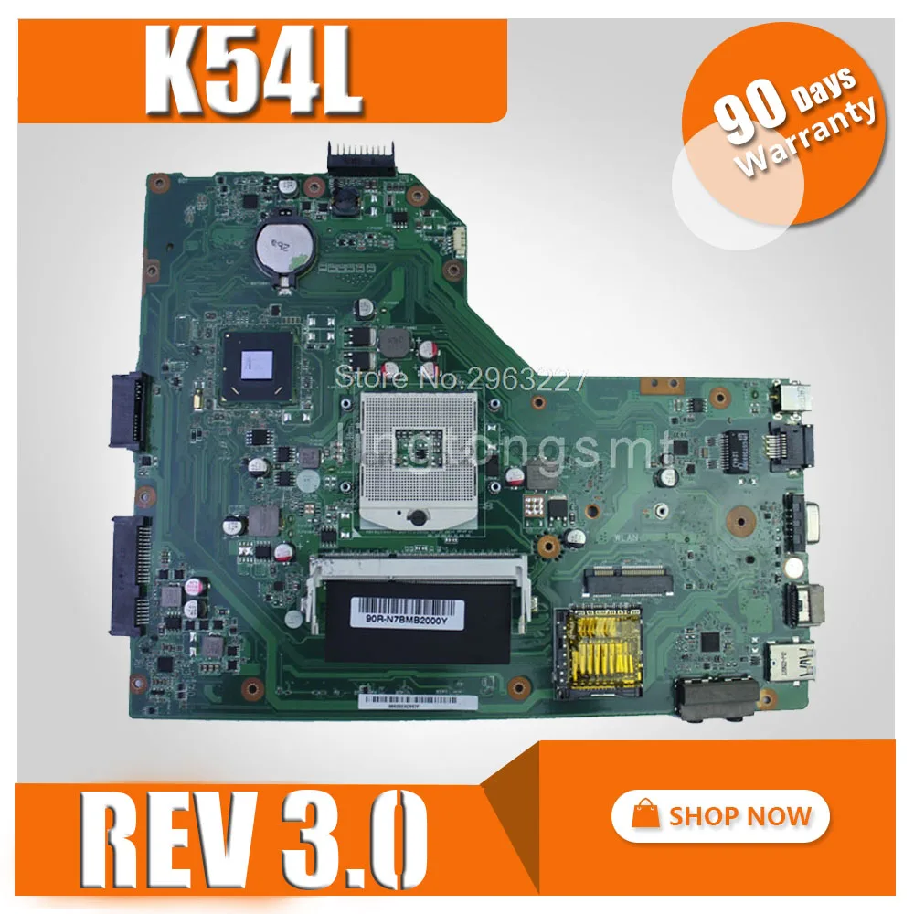 Материнская плата K54L REV 3,0 Для ASUS X54H K54L K54LY материнская плата для ноутбука K54L материнская плата K54L тест материнской платы ОК