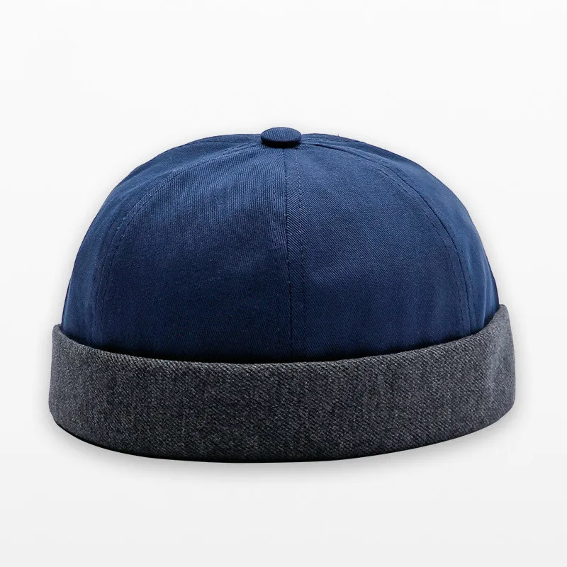 

2019 Latest Fashion Hip Hop Cap 100% Cotton Retro Gourd Landlord Hat Without Eaves Muts Gorras Mujer