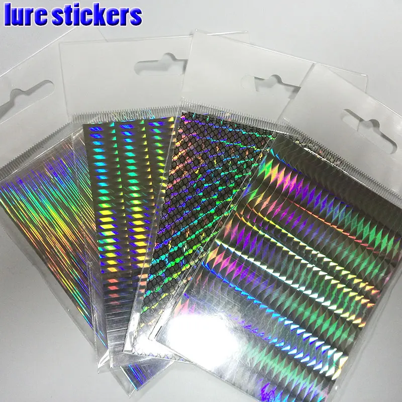

2019HOT lure stickers color scale 4kinds 2papers each bag total 8papers/lot length 7.3cm*10cm NEW product