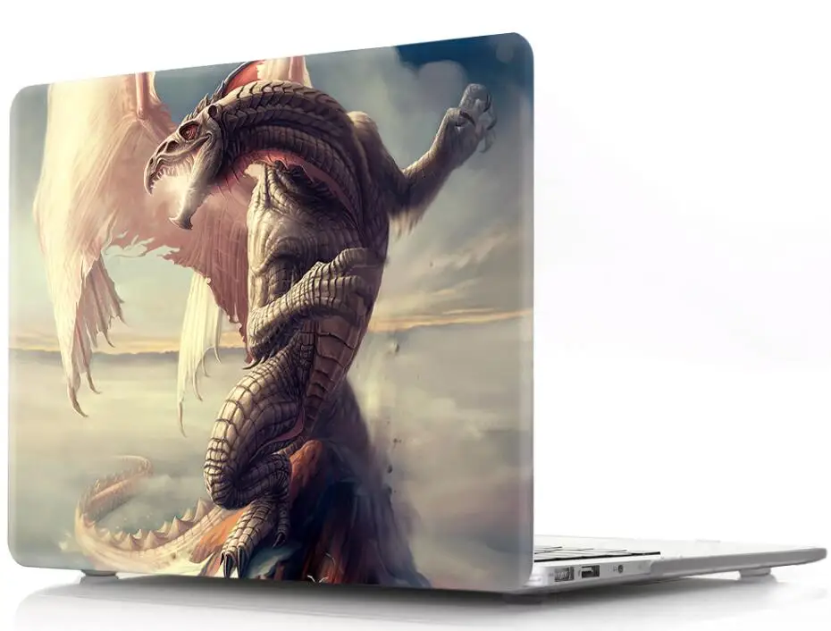 Жесткий чехол с принтом для Apple Macbook Air Pro retina 11 12 13 15 ноутбука Mac 3 4 Touch Bar чехол|Сумки