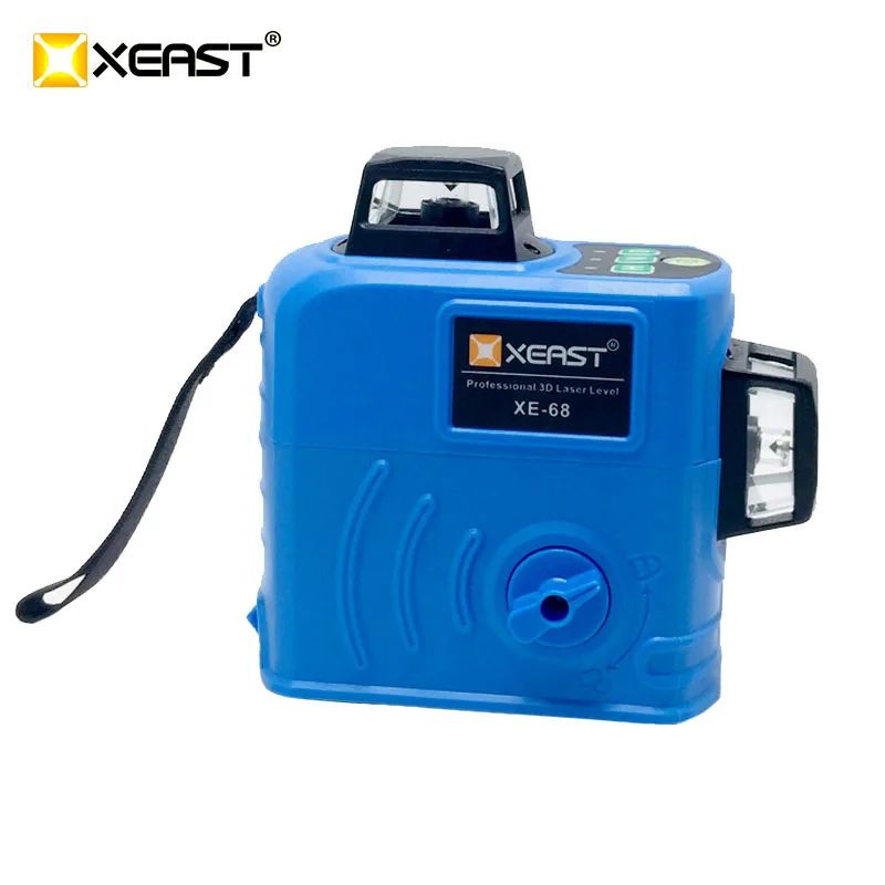 XEAST 12 linie 3D XE-68 poziom lasera samopoziomujący 360 poziome i pionowe krzyż Super mocna czerwona wiązka laserowa linia XEAST 12 linie 3D XE-68 poziom lasera samopoziomujący 360 poziome i pionowe krzyż Super mocna czerwona wiązka laserowa linia