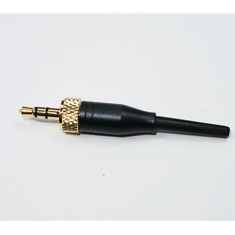 

3pcs Gold Plated 3.5 stereo lock plug / black microphone 3.5 stereo screw //3.5 stereo audio plug