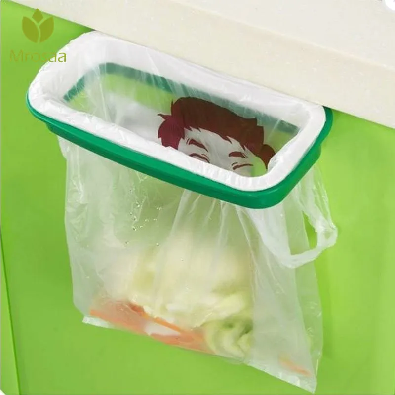

Kitchen Garbage Bag Plastic Bracket Hanging Racks Holders Trash Storage also for Kitchen cleaning, garbage storage utensil