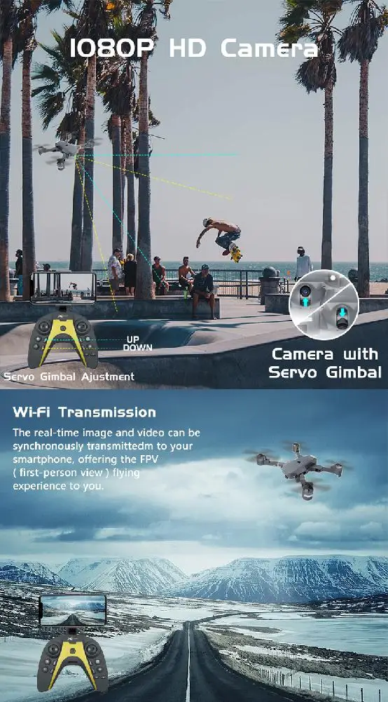 Lagopus XT-1 плюс 20 минут продолжительность полета 5MP FPV wifi 1080P Дроны с камерой HD Квадрокоптер мини Дрон складной Дрон