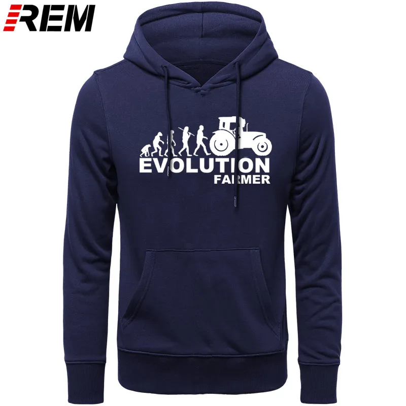 

REM Farmer Evolution Mens Hoodies Farming Tractor Fendt Claas Machinery long Sleeve Fashion Printing Hoodies, Sweatshirts