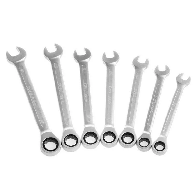 Reversible Ratchet Wrench Ratcheting Socket Spanner Nut Tool Car Motorcycle Repair Tools Ratchet Wrench Spanners 6mm-16mm