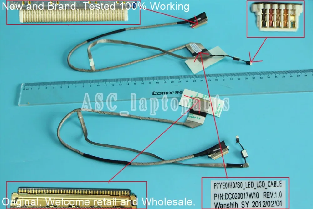 New Original LCD LED Video Flex Cable For ACER aspire 7750 Laptop Screen Display DC020017W10 | Компьютеры и офис