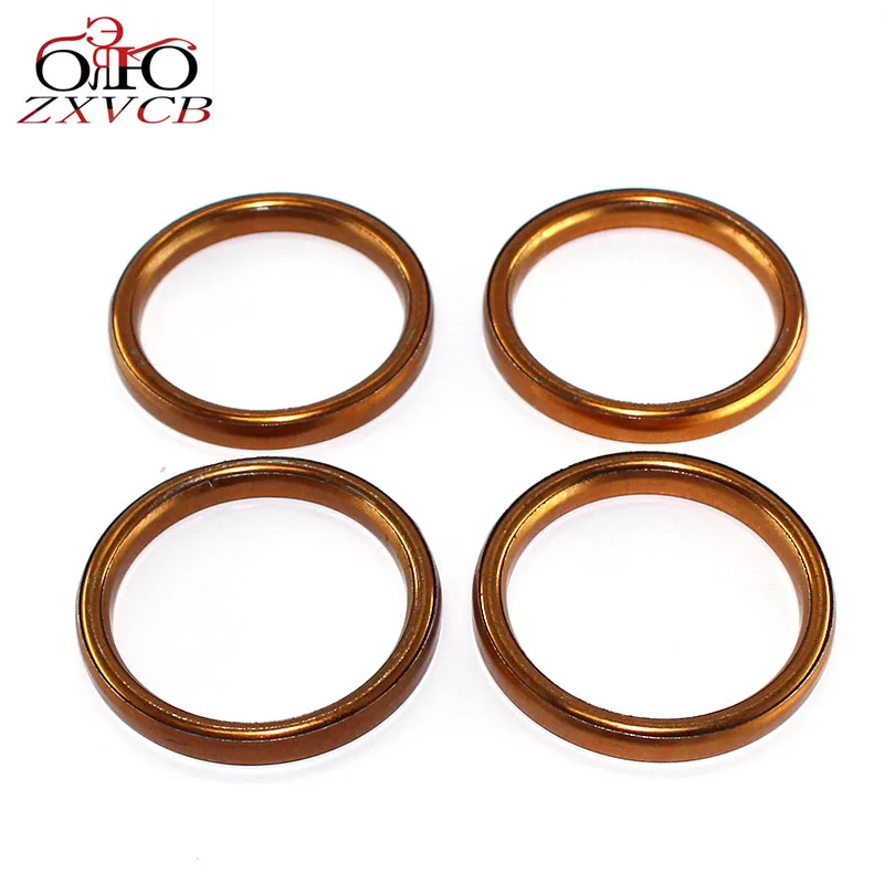 4pcs For HONDA CM 200 CM200 80-82 CM200T CB 250 CB250 motorcycle Nighthawk exhaust cylindre pipe header gasket ring parts