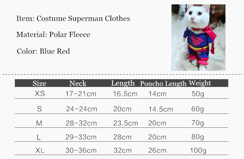 4 Patterns Small Pets Cat Dog Cosplay Costume Polar Fleece Superhero Pirate Role Costume Halloween Costume Pet Gift (20)