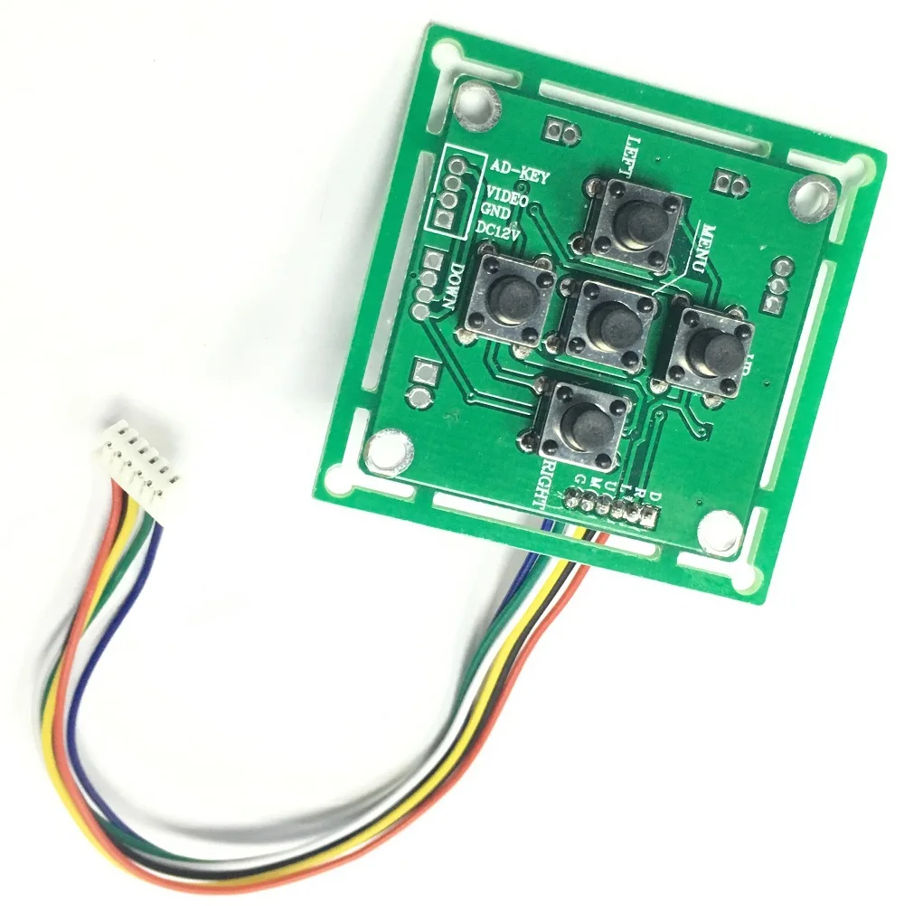 Плата меню Diske OSD для видео 6PINs CCTV плата камеры модуль AHD аналоговая камера