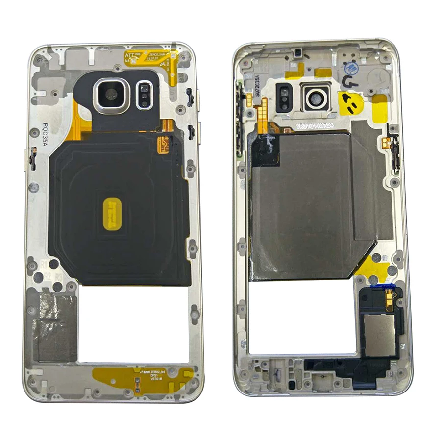 Para Samsung Galaxy S6 Edge Plus G928, Marco medio, carcasa bisel, con lente de cristal de cámara trasera|middle frame|housing coverback housing - AliExpress