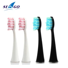 Электрическая зубная щетка SEAGO с мягкой щетиной, подходит для SG986/SG987, Сменная головка щетки, насадки для глубокой очистки, головка щетки SG861