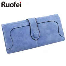 New Arrive 2017 Fashion Retro Matte Stitching Wallet RUO FEI Women Long Purse Clutch Women Casual Dollar Price Wallet Handbag New Arrive 2017 Fashion Retro Matte Stitching Wallet RUO FEI Women Long Purse Clutch Women Casual Dollar Price Wallet Handbag