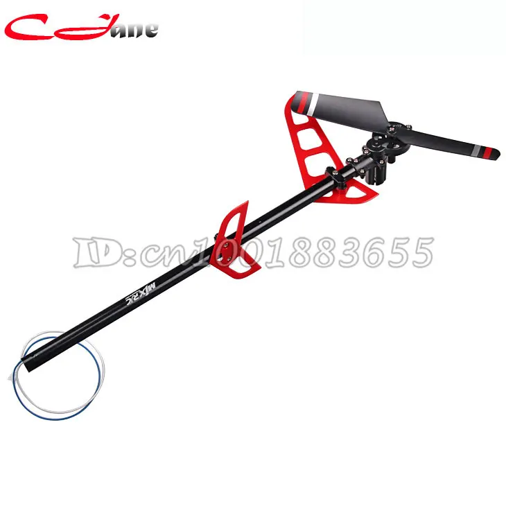 

Free Shipping wholesale Chopper Tail Unit Tail set Red for MJX F45 / F645 2.4G Metal Gyro RC helicopter Part Accessories