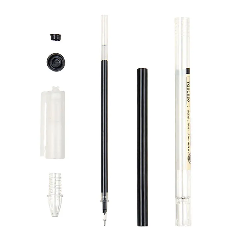 3-Pcs-lot-Japanese-Gel-Pen-0-35mm-Black-Blue-red-Ink-Pen-Simple-style-Pen (1)