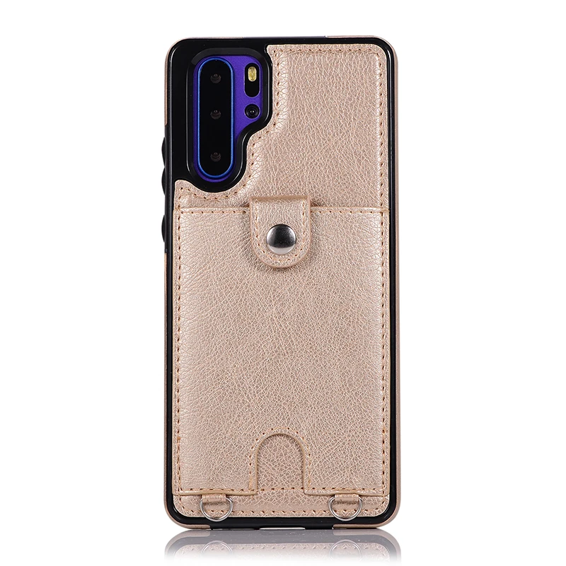 For Huawei P30 Pro Case Leather Crossbody Wallet Case For Huawei P40 Pro P30 Lite Mate 30 20 Shoulder Bag Phone Case huawei phone cover Cases For Huawei