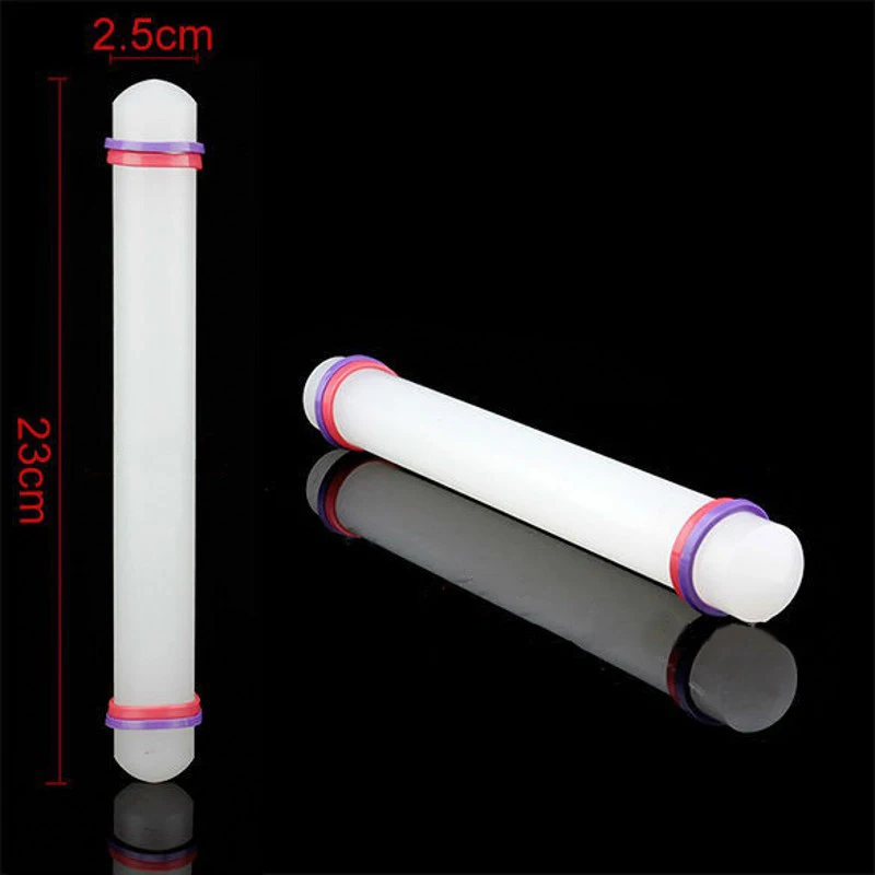 White-23cm-Non-stick-Glide-fondant-rolling-pin-Fondant-Cake-Dough-Roller-Decorating-Cake-Roller-crafts (1)