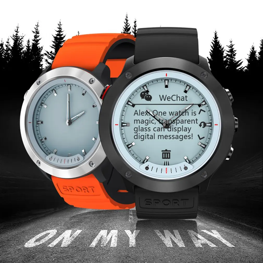 

M5 Smart Sports Watch Transparent Digital Display Mechanical Hand Movement Step Counter Call Reminder Information