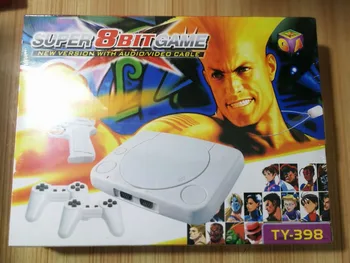 

50pcs DHL D76 SUPER 8bit GAME AV version tv video game console for game console Support game card