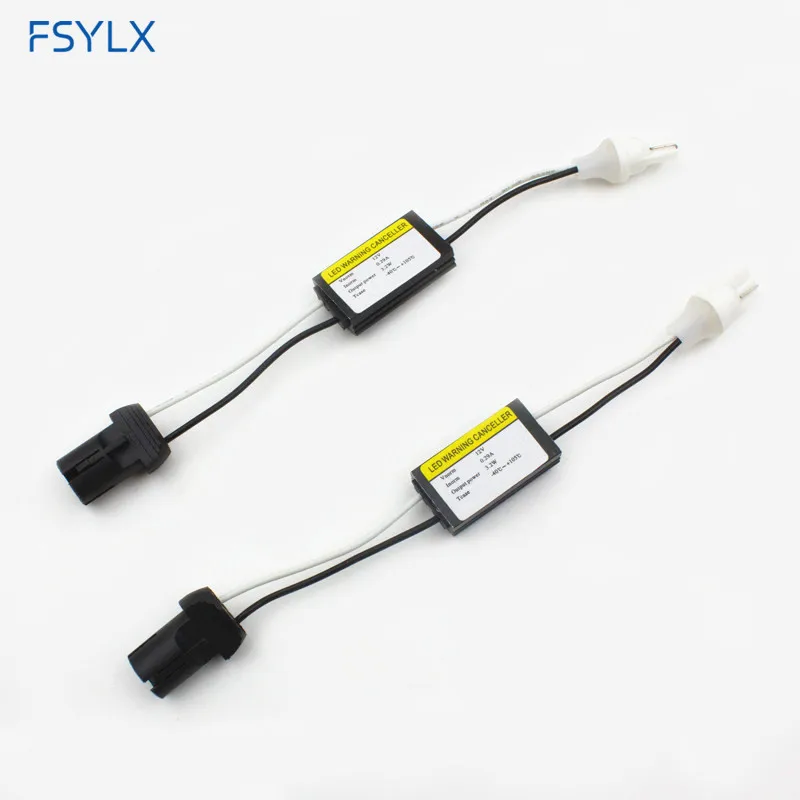 

Hard plastic T10 socket decoder canceller W5W 194 186 T10 LED warning canceller error free Car T10 LED warning decoders