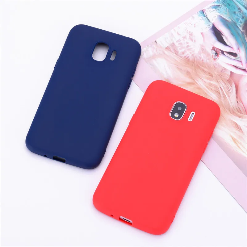 غطاء من السيليكون ل samsung J2 2018 حالة غطاء ل samsung غالاكسي j 2 j2 2018 sm-j250f/ds j250 حقيبة لهاتف سامسونج J2 2018 جراب هاتف