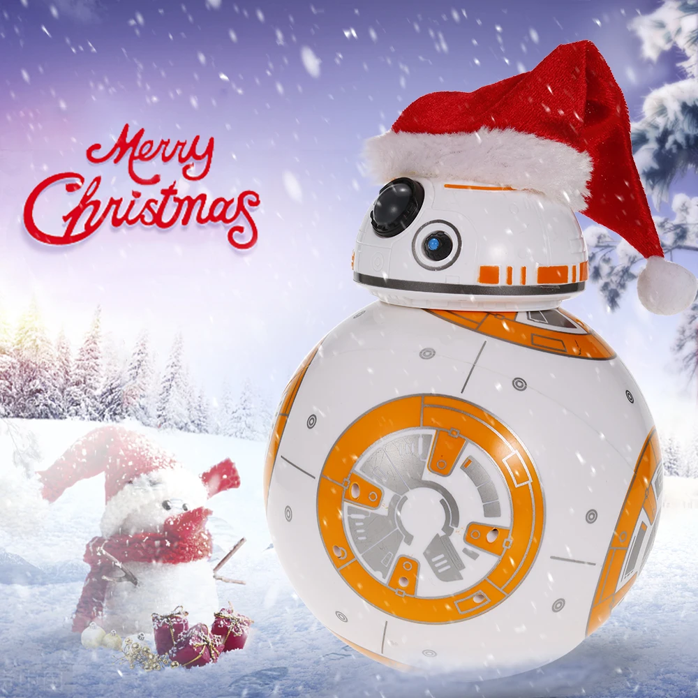 

Luck Star BB-8 Robot Wars 2.4G remote control BB8 RC robot Action Figure Robot Intelligent Ball Toys For Children Gifts