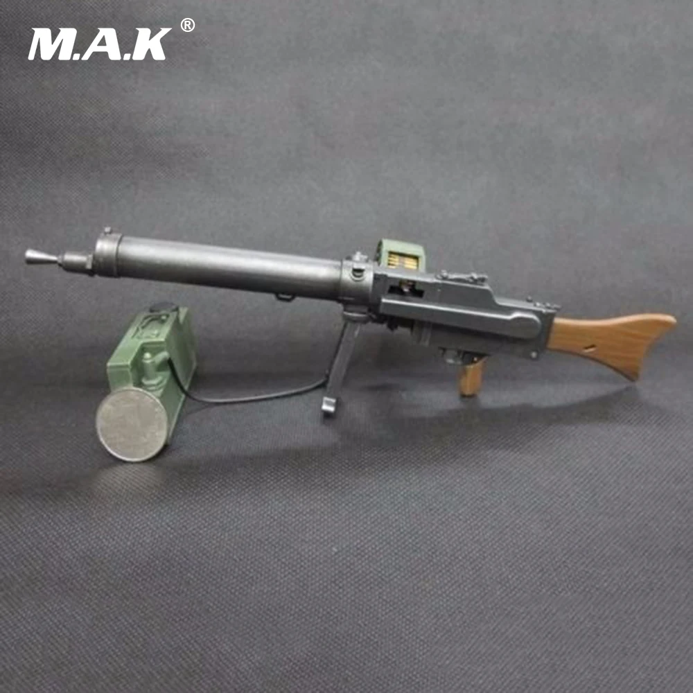 Масштаб 1/6 модель оружия солдата игрушки MG08/15 пулемет с водяным охлаждением для
