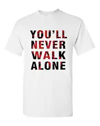 Ливерпуль Ф. К. Коп вы никогда не будете ходить один YNWA-футболка