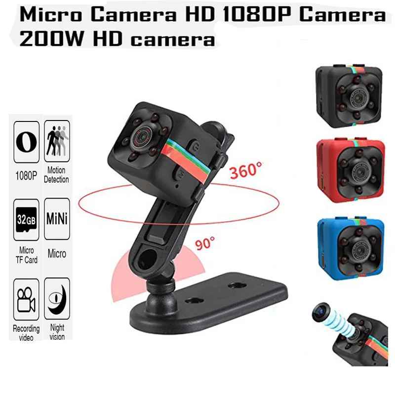 

SQ11 Mini Camcorder 1080P Sports DV Mini Camera Infrared Night Vision Monitor Mirco Camera small camera Video Recorder SQ13 Cam